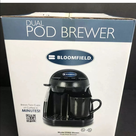 Bloomfield Other - Bloomfield Dual Pod Brewer 2 Cup Coffee Cup Maker